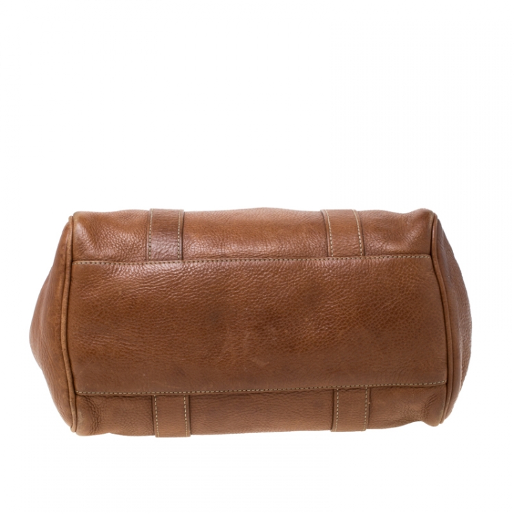 Pre Owned Mulberry Brown Bayswater Leather Tote 