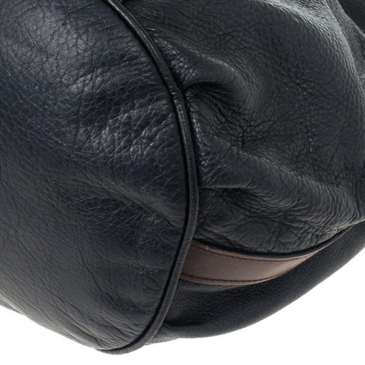 Pre Owned Mulberry Black Leather Mitzy Tote