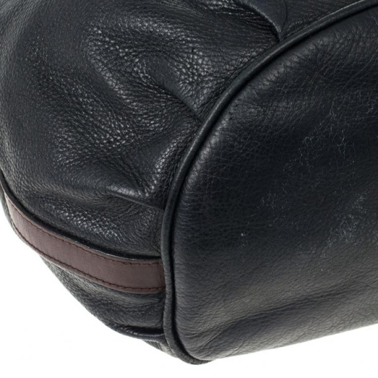 Pre Owned Mulberry Black Leather Mitzy Tote