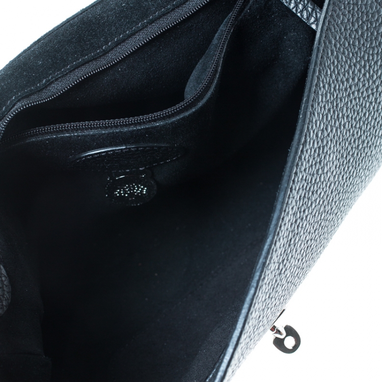 Pre Owned Mulberry Black Leather Lily Shoulder Bag