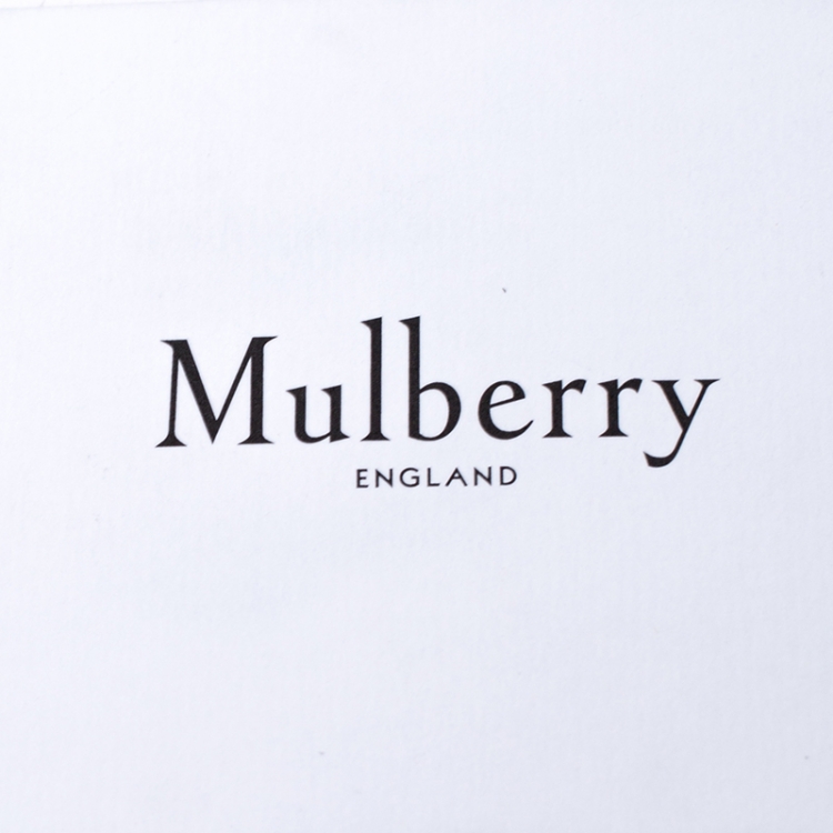 Pre Owned Mulberry Black/White Python Leather Small Lily Shoulder Bag
