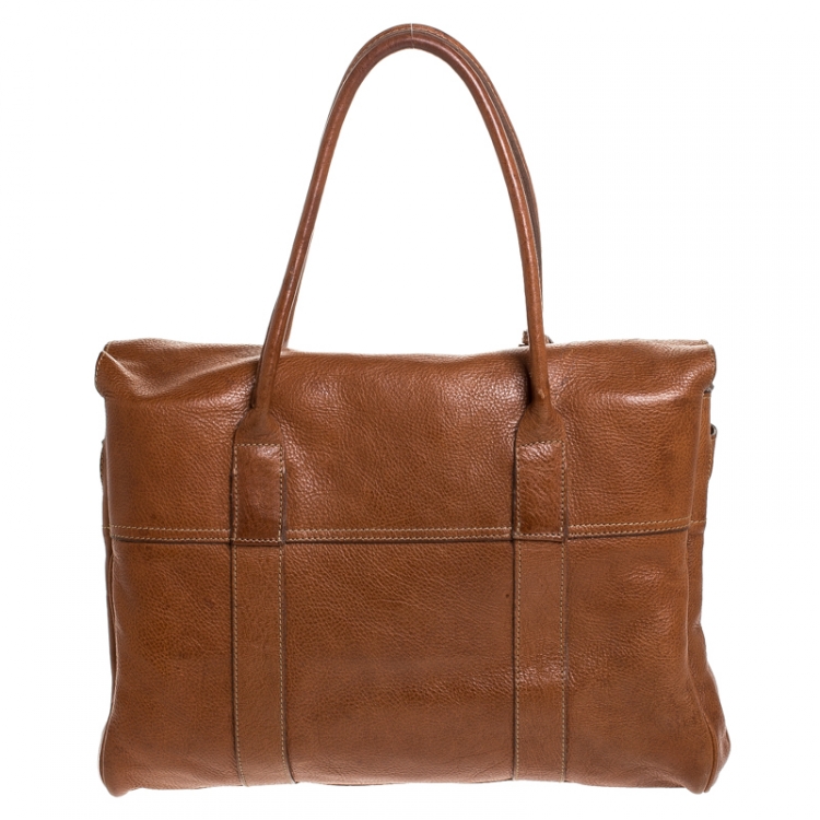 Pre Owned Mulberry Tan Leather Bayswater Satchel