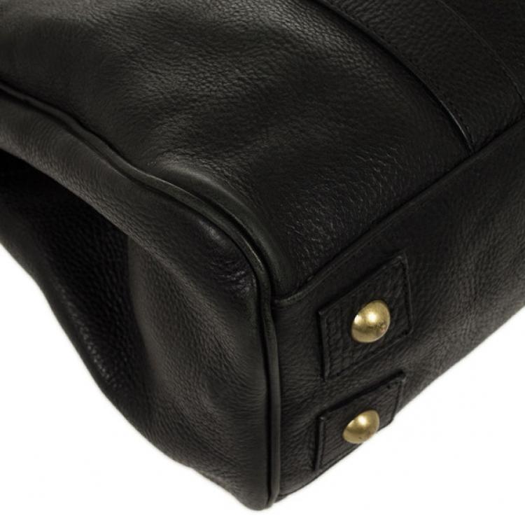 Pre Owned Mulberry Black Leather Bayswater Tote