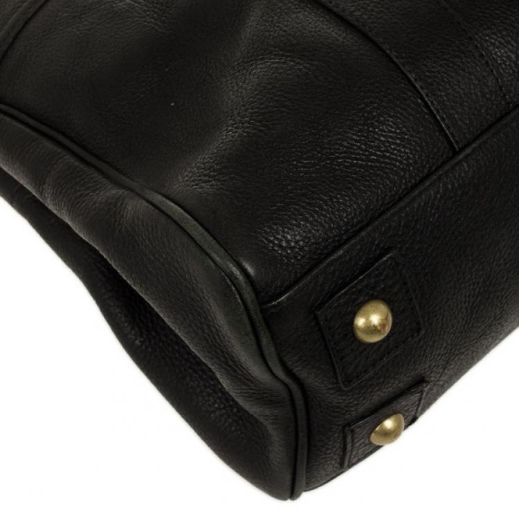 Pre Owned Mulberry Black Leather Bayswater Tote