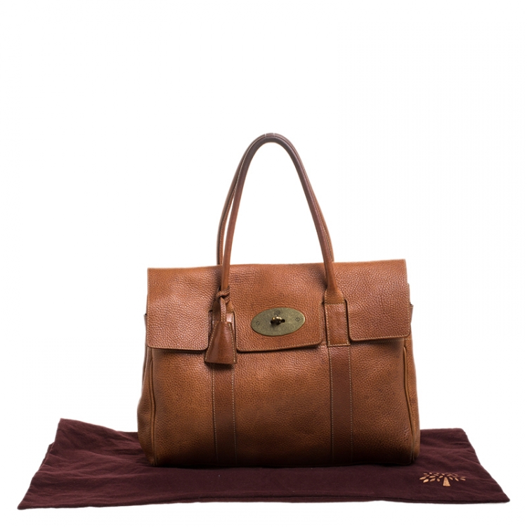 Pre Owned Mulberry Brown Leather Bayswater Satchel