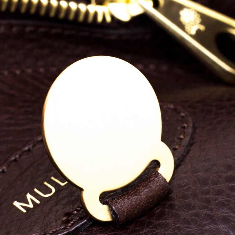 مملوكة مسبقًا Mulberry Dark Brown Leather Bayswater Satchel