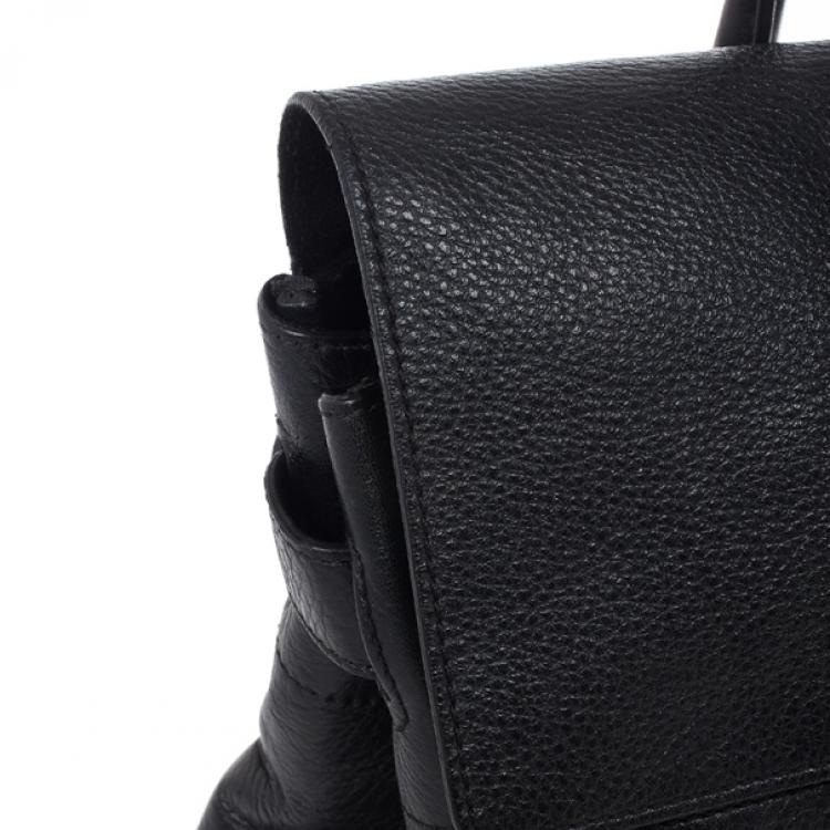 Pre Owned Mulberry Black Leather Bayswater Tote