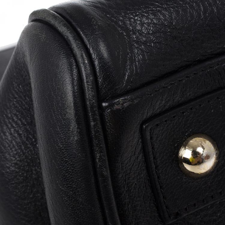 Pre Owned Mulberry Black Leather Bayswater Tote