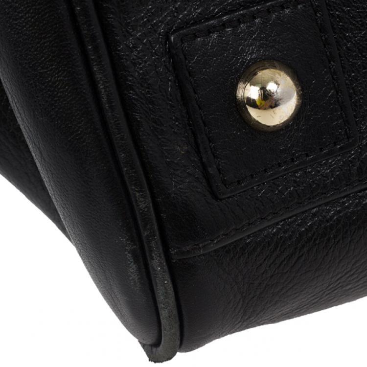 Pre Owned Mulberry Black Leather Bayswater Tote