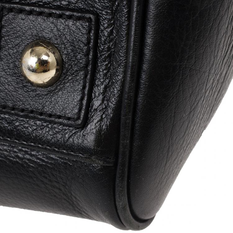 Pre Owned Mulberry Black Leather Bayswater Tote