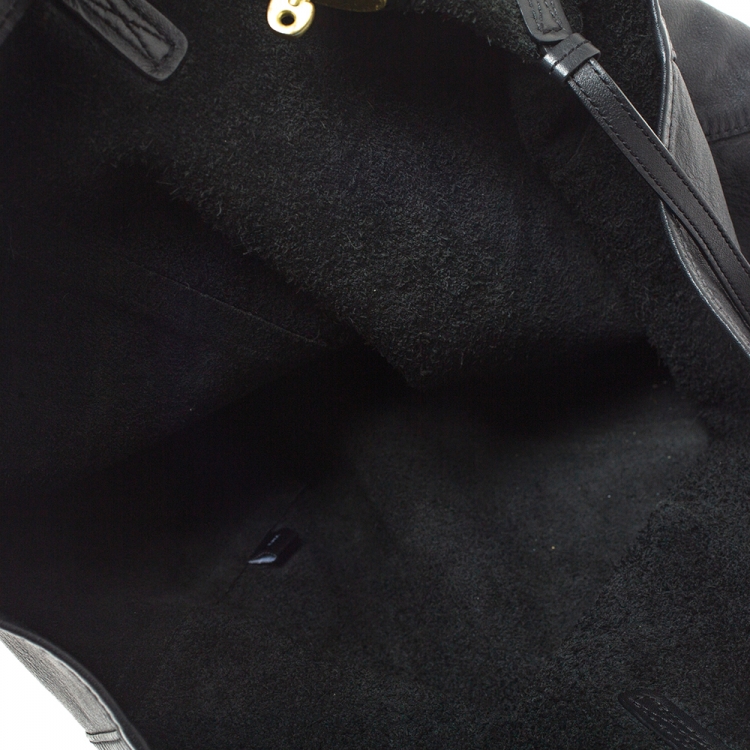 Pre Owned Mulberry Black Leather Large Dorset Totes