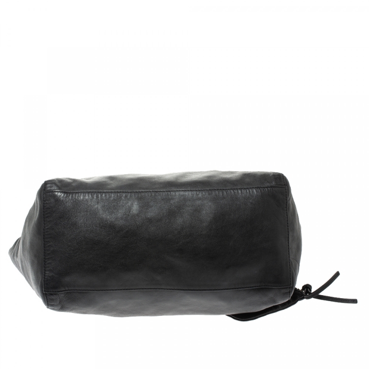 Pre Owned Mulberry Black Leather Large Dorset Totes