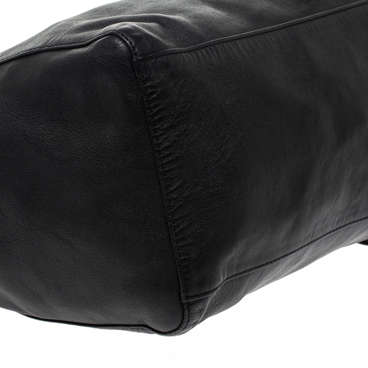 Pre Owned Mulberry Black Leather Large Dorset Totes