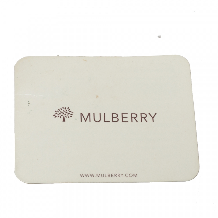Pre Owned Mulberry Brown Leather Small Bayswater Satchel