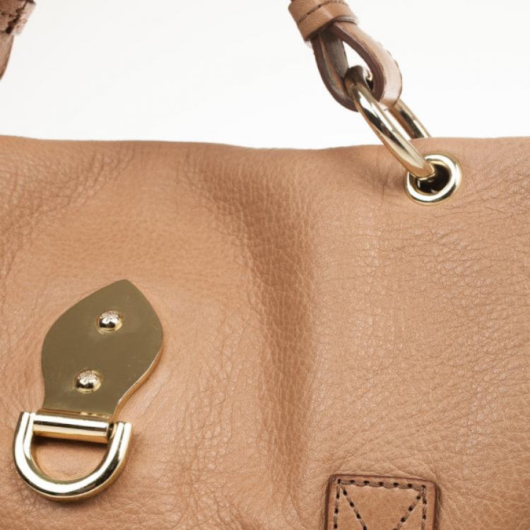 Pre Owned Mulberry Beige Tillie Leather Bag