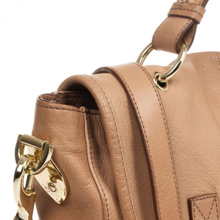 Pre Owned Mulberry Beige Tillie Leather Bag