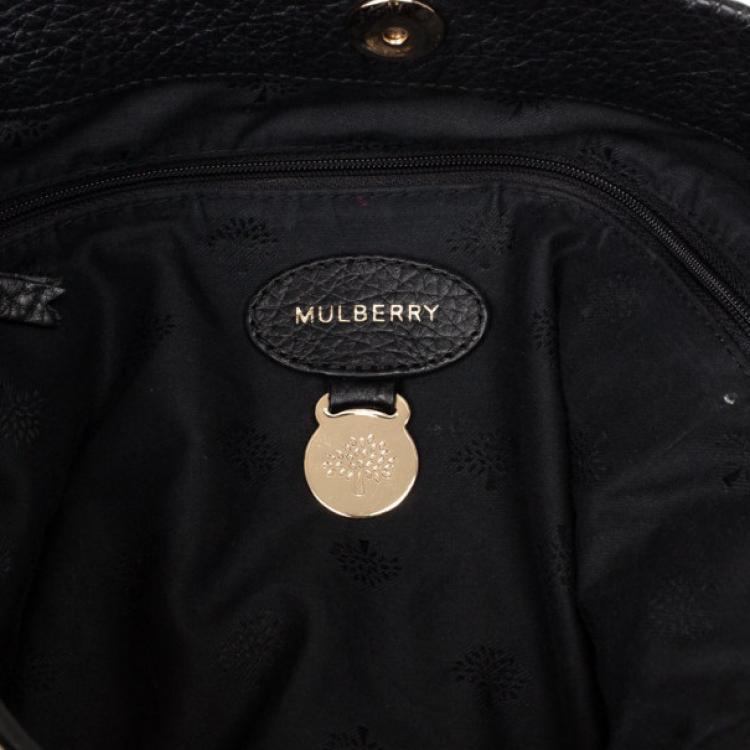 Pre Owned Mulberry Black Eliza Hobo Bag 