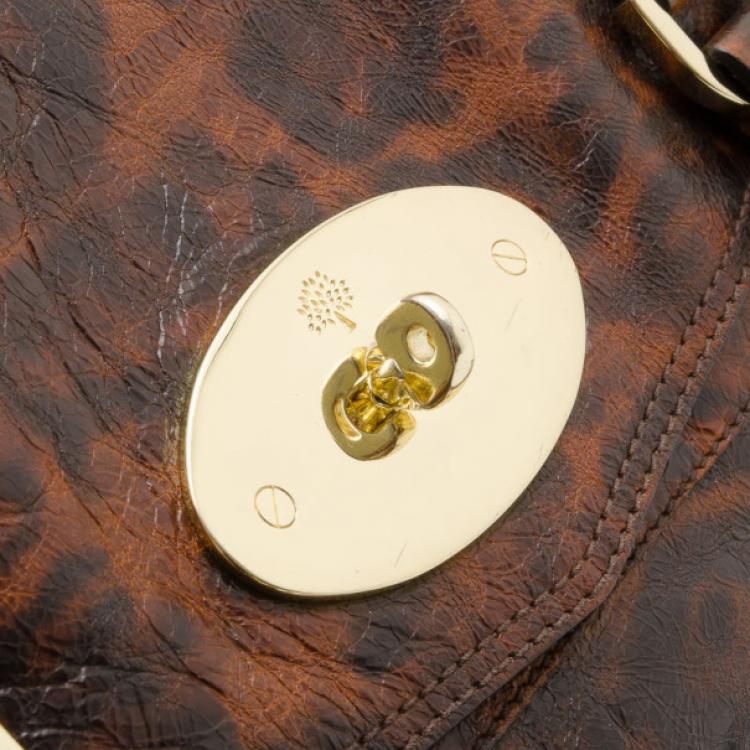 Pre Owned Mulberry Leopard Alexa Clutch
