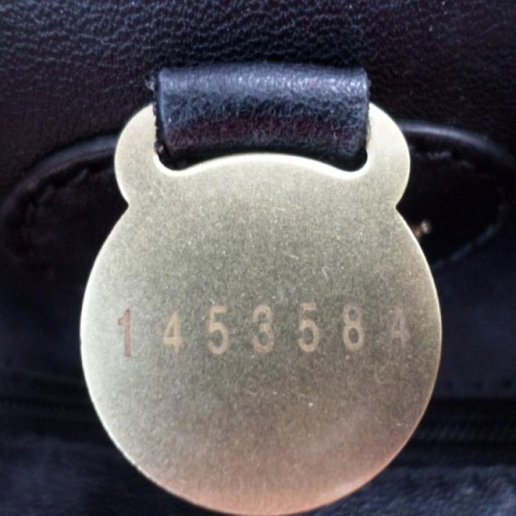 Pre Owned Mulberry Black Leather Bayswater Tote