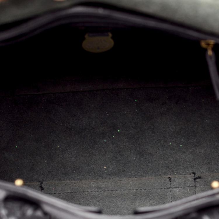 Pre Owned Mulberry Black Leather Bayswater Tote