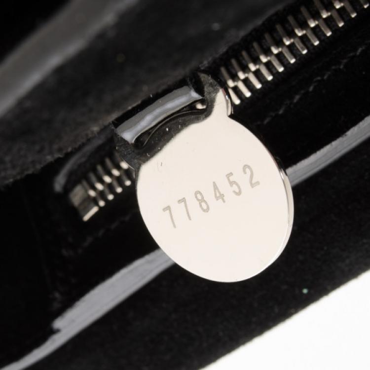 Pre Owned Mulberry Black Patent Bayswater