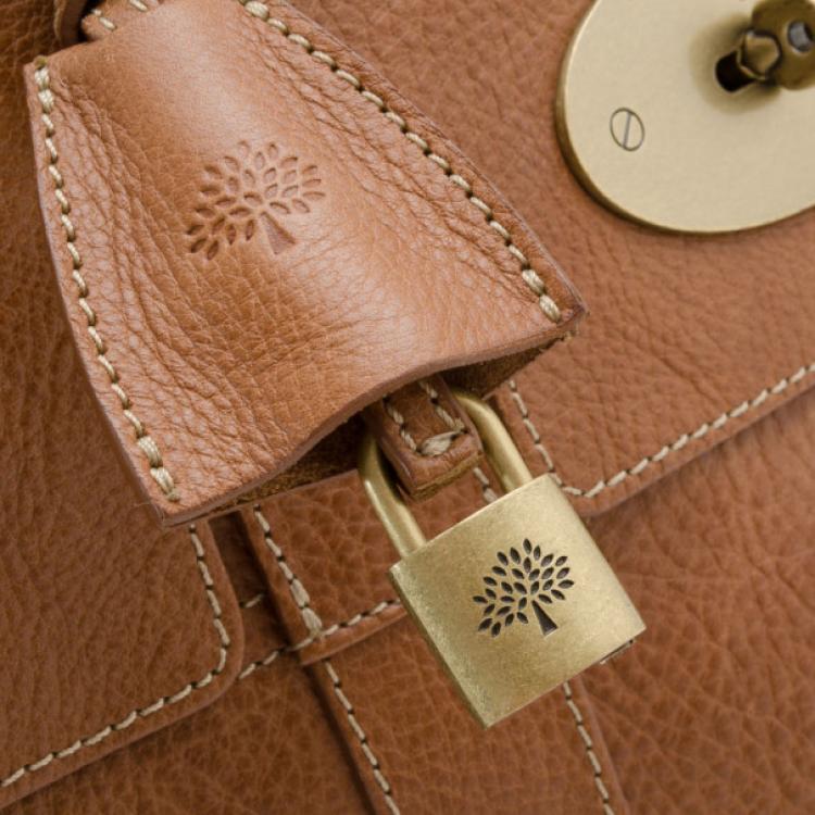 Pre Owned Mulberry Brown Leather Bayswater Tote