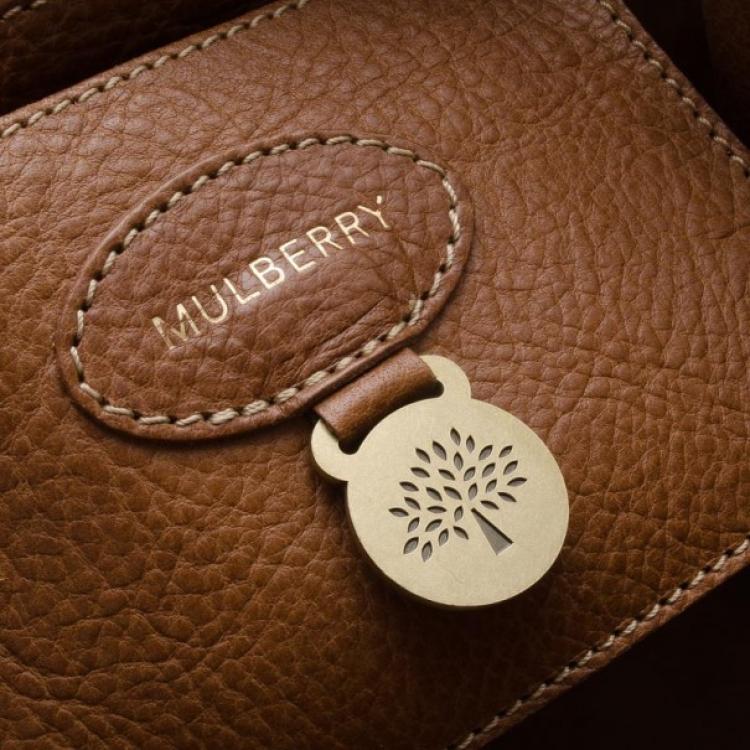 Pre Owned Mulberry Brown Leather Bayswater Tote