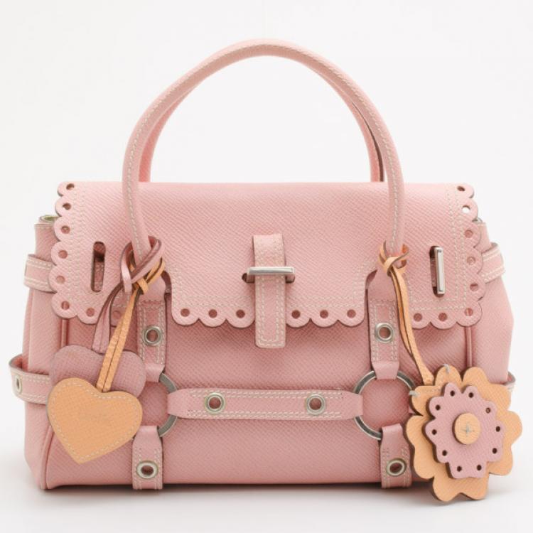 Pre Owned Mulberry for Luella Baby Pink Leather Tote