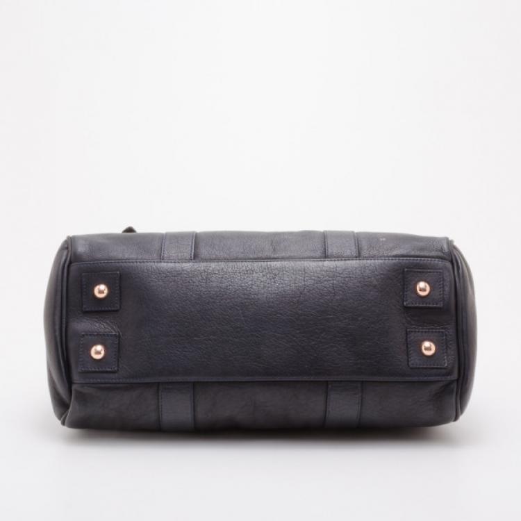 مملوكة مسبقًا Mulberry Black Heritage Baywater with Rose Gold Hardware
