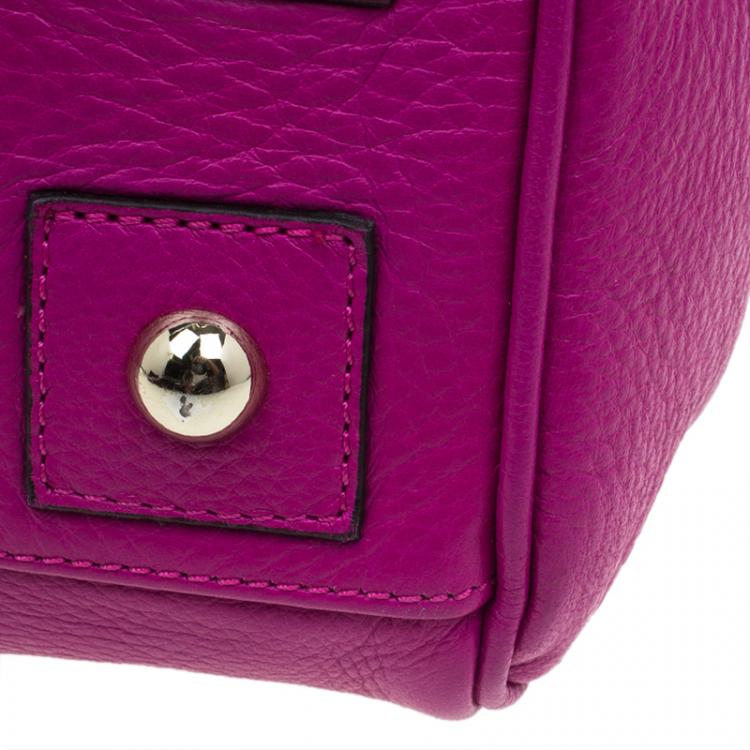 Pre Owned Mulberry Pink Pebbled Leather Bayswater Satchel