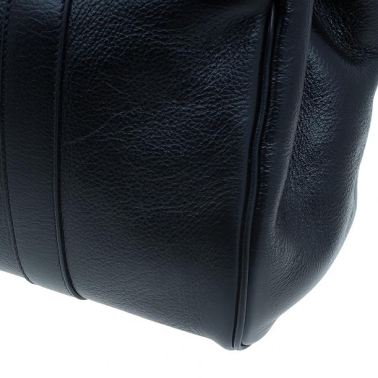 Pre Owned Mulberry Black Leather Bayswater Tote