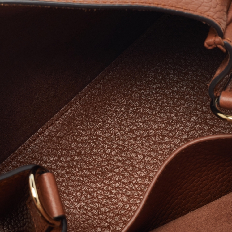 Pre Owned Mulberry Tan Leather Mini Alexa Satchel