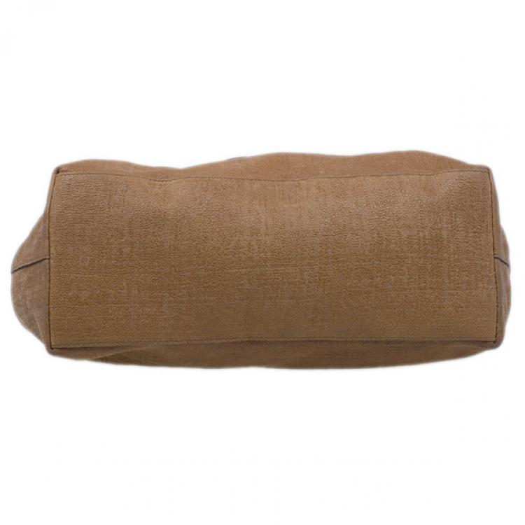 Pre Owned Mulberry Brown Sparkle Leather Medium Edie Crossbody