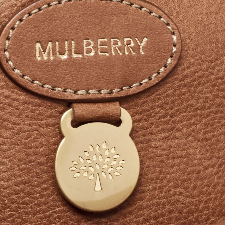Pre Owned Mulberry Brown Leather Small Bayswater Satchel