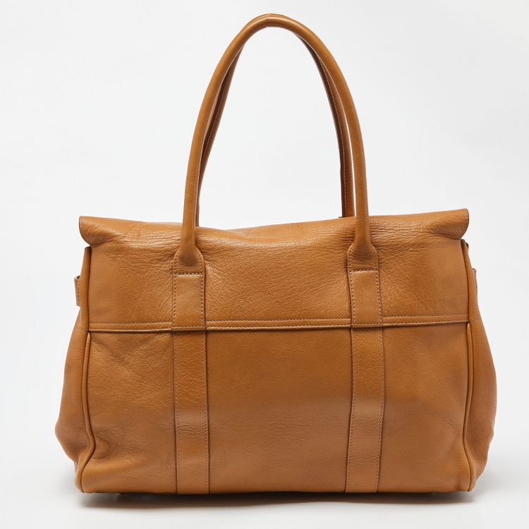 Pre Owned Mulberry Tan Leather Bayswater Satchel
