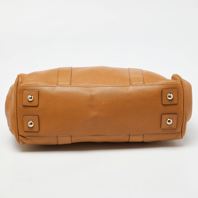 Pre Owned Mulberry Tan Leather Bayswater Satchel