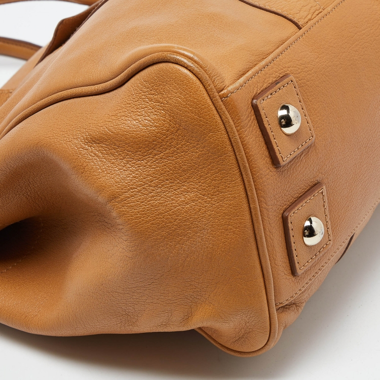 Pre Owned Mulberry Tan Leather Bayswater Satchel