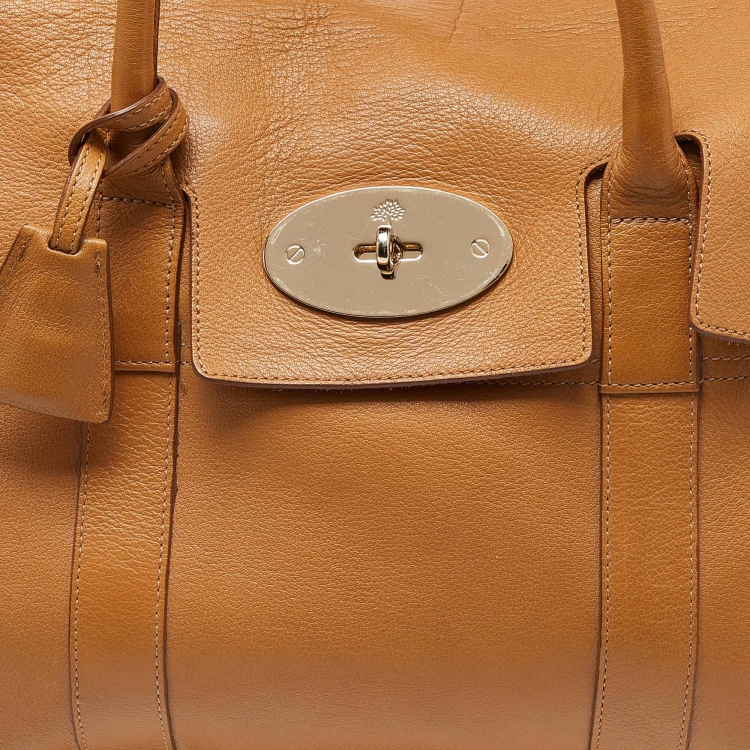 Pre Owned Mulberry Tan Leather Bayswater Satchel