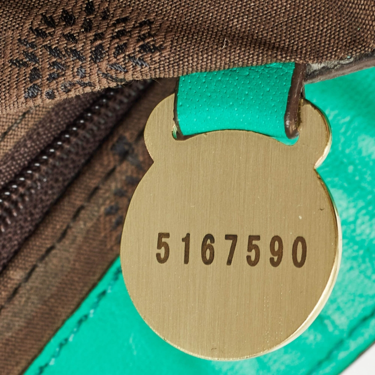 Pre Owned Mulberry Green Leather Oversized Alexa Satchel