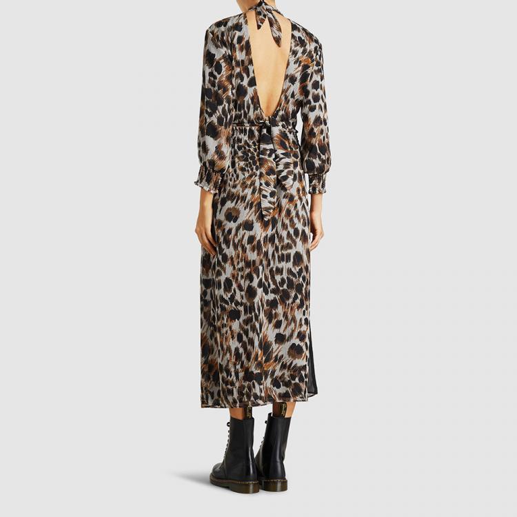 nanushka leopard dress