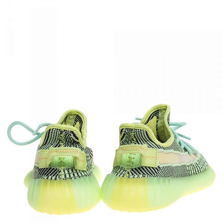Pre Owned Yeezy x Adidas Yeeree Cotton Knit Boost 350 V2 Sneakers Size 38