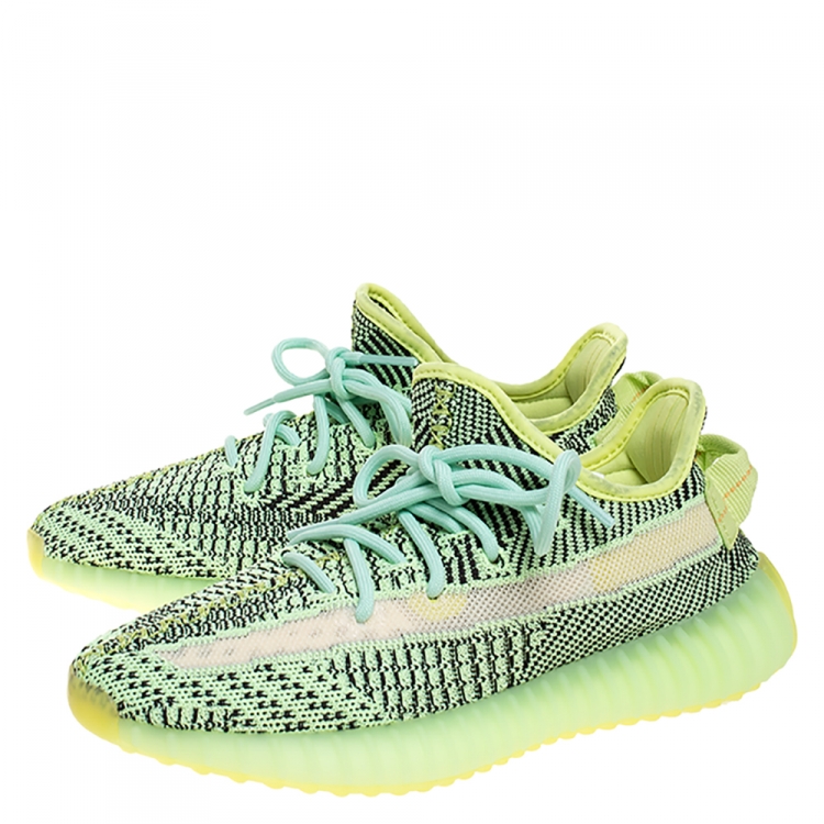 Pre Owned Yeezy x Adidas Yeeree Cotton Knit Boost 350 V2 Sneakers Size 38