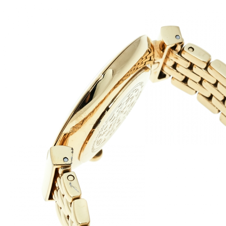 Pre Owned Nina Ricci Silver White Gold-Plated Stainless Steel Classic NR60055SM Women's Wristwatch 32 mm