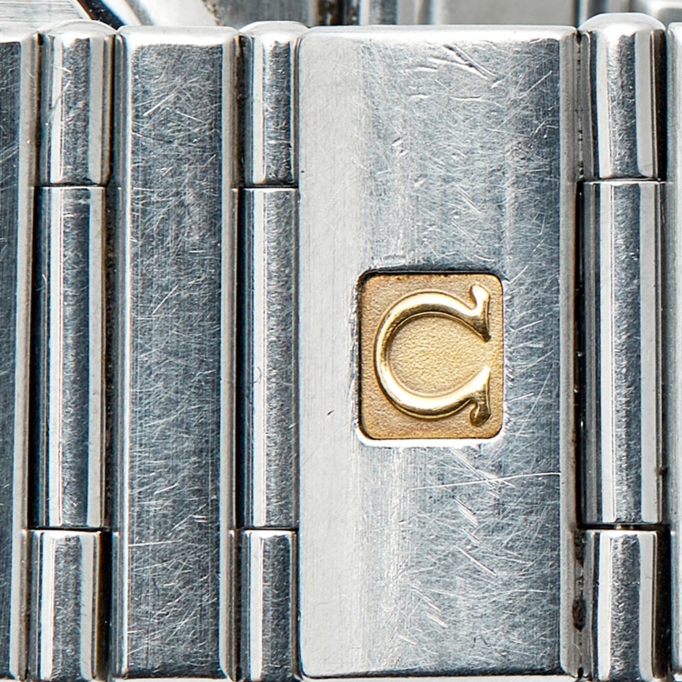 Pre Owned Omega Constellation 1512.30.00 Silver Dial Stainless Steel Women Wristwatch 33.50 mm