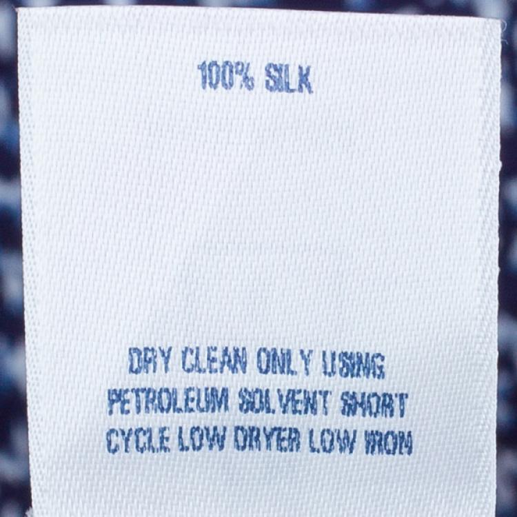 Pre Owned Oscar De La Renta Fuchsia Silk Layered Top M