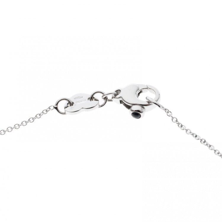 Pre Owned Pasquale Bruni Amore 18k White Gold Pendant Necklace