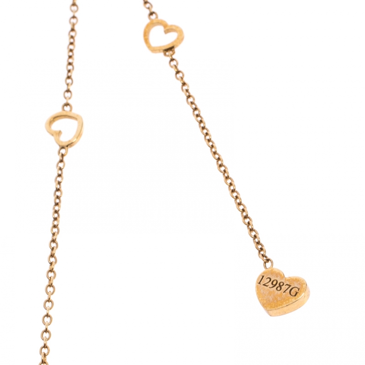 Pre Owned Pasqual Bruni Yellow Cabochon Diamond 18k Yellow Gold Pendant Necklace 