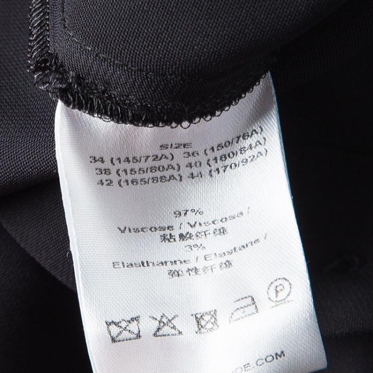Pre Owned Paul and Joe Navy Blue Front Tie Detail Grives Maxi Dress M