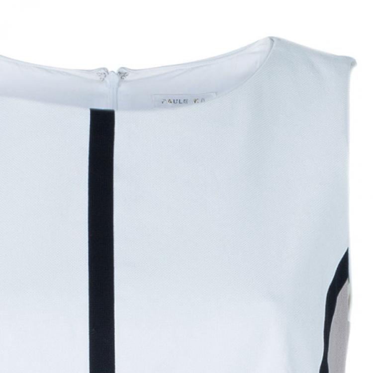 Pre Owned Paule Ka Block Print Shift Dress M