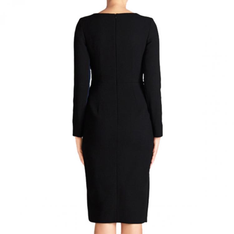 مملوكة مسبقًا Peter Pilotto Codie Embellished Printed Dress M